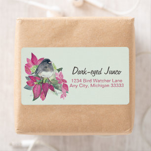 Eyed Junco Watercolor Adresse de retour