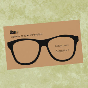 Eyeglasses Business Card