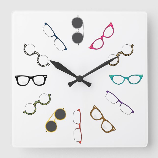 Eyeglasses Clock (Front)