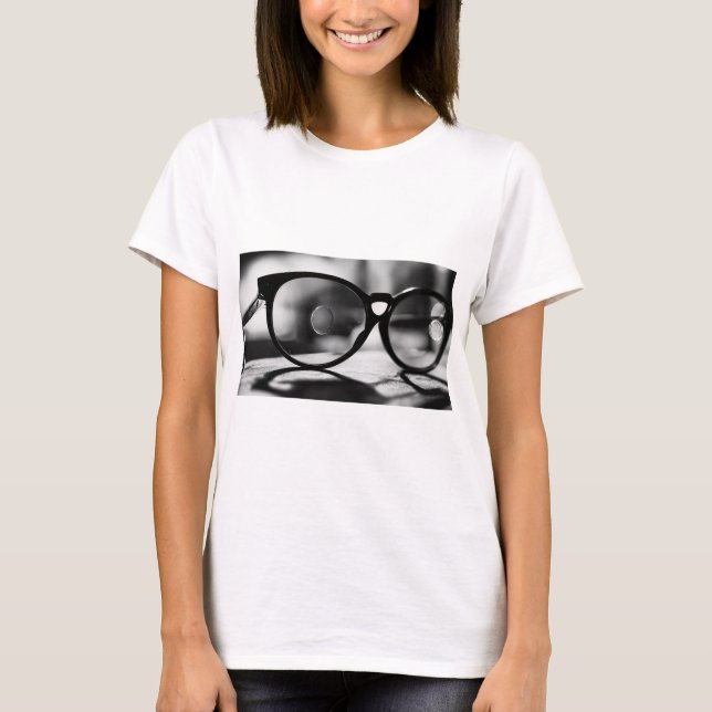 "Eyeglasses Design T-Shirt - Gr tendance et élégan (Devant)