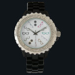 Eyeglasses Watch<br><div class="desc">Looking to liven up your waiting room - or a great gift for an eye care professional - this cool eyeglasses clock hits the mark! Customize with your logo,   non-logo version available too!</div>
