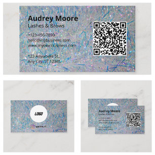 Eyelash Brows Lash Tech Business Card