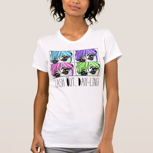 Eyelash DIVA - LASH OUT! T-Shirt (Front)