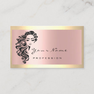 Eyelash Extension Makeup Artist Hair Salon Frame Business Card