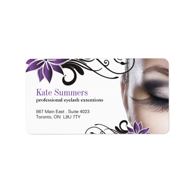 Eyelash Extensions - Labels (Front)