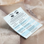 Eyelash Extensions Liability Waiver Blue Salon Flyer<br><div class="desc">Eyelash Extension Liability Waiver & Release Form Flyers.</div>