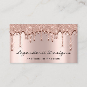 Eyelash Lashes Glitter 3D Effect Esthetician Business Card