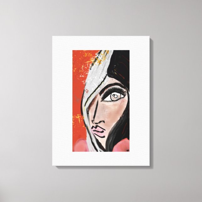 Eyelashes  canvas print (Front)
