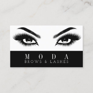 Eyelashes, Eyebrows, Microblading, Business Card