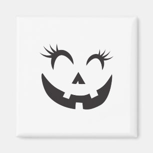 Eyelashes - Halloween Outfit Pumpkin Face Costume Magnet