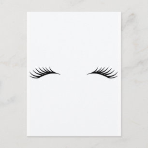 Eyelashes Postcard