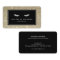 Eyelashes with Gold Glitter Business Card