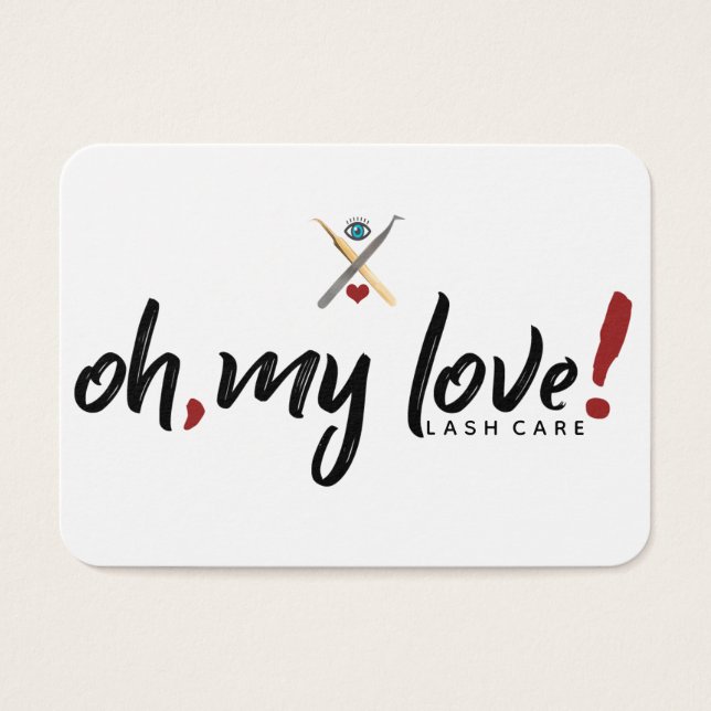 EYELOVE Lash Carte de soins (Devant)