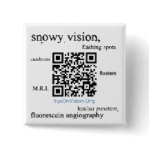 EyeOnVision.Org Visual Snow Awareness Pin