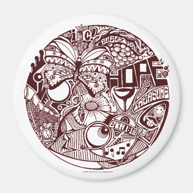 "Eyes 2 Heart'  - Magnet (Front)