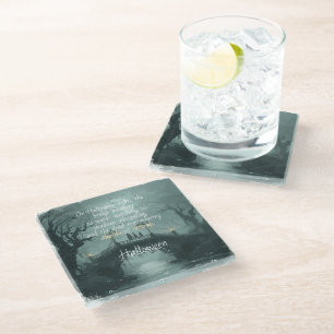 Eyes Beneath – The Bridge That Watches Glass Coaster