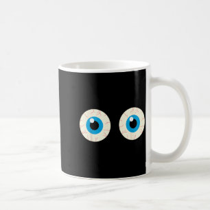 Eyes Funny Halloween Humour Simple Costume Coffee Mug