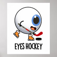 Eyes Hockey Funny Ice Hockey Sports Pun 
