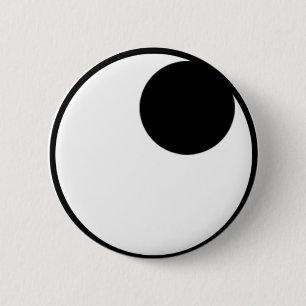 Eyes Looking Up Right 2 Inch Round Button