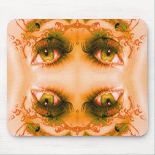 Eyes of a Mirror Mouse Pad