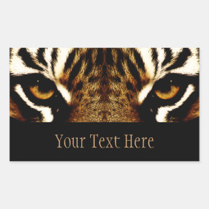 Eyes of a Tiger Personalized Sticker