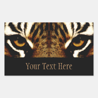 Eyes of a Tiger Personalized Sticker