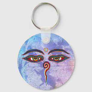 Eyes Of Buddha / Augen der Weisheit Keychain