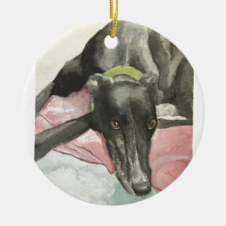 Eyes of His Soul Ceramic Ornament