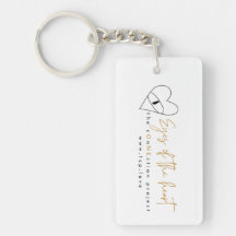 Eyes of the heart acrylic keychain