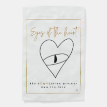 eyes of the heart garden flag