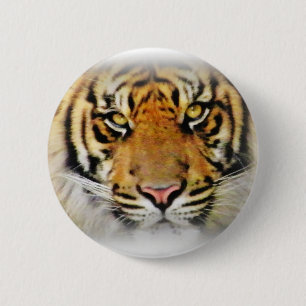 Eyes of the Tiger,Love_ 2 Inch Round Button