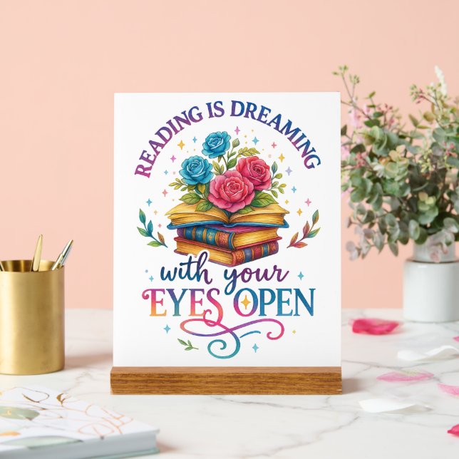 Eyes Open Acrylic Sign (Wedding)