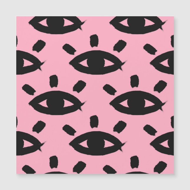 Eyes Watercolor Brush, Sketch Pattern. (Front)