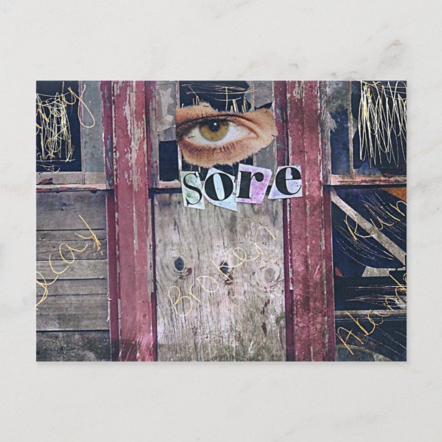 eyesore collage postcard (Front)