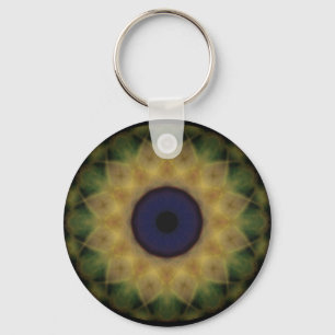 Eyesore Yellow Evil Eye Keychain