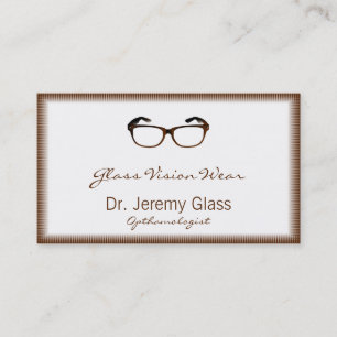 Eyewear Glasses Business Card