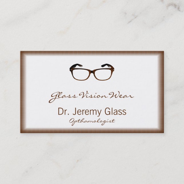 Eyewear Glasses Business Card (Front)