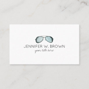 Eyewear Specialist EyeGlasses Spectacles retro Business Card