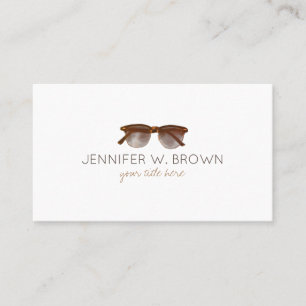 Eyewear Specialist Spectacles retro sunGlasses Business Card