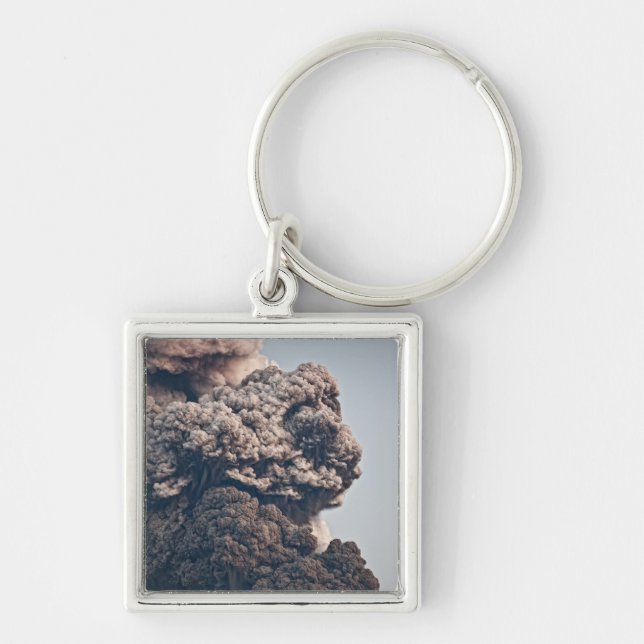 Eyjafjalljokull Volcanic Eruption Keychain (Front)