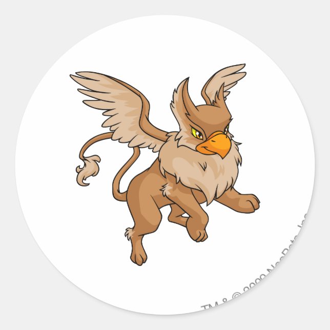 Eyrie Brown Classic Round Sticker (Front)