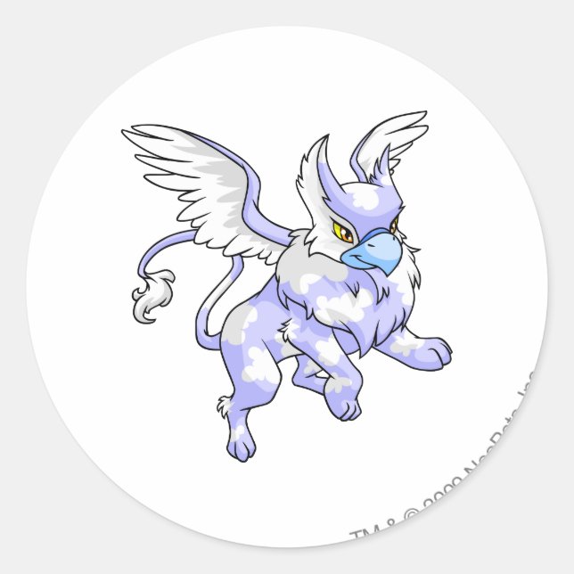 Eyrie Cloud Classic Round Sticker (Front)