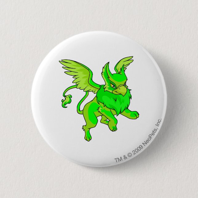 Eyrie Glowing 2 Inch Round Button (Front)