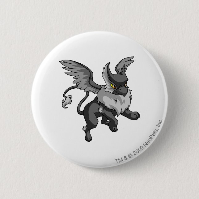 Eyrie Shadow 2 Inch Round Button (Front)