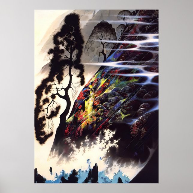 Eyvind Earle -  Radiant Splendour - 1990; United S Poster (Front)