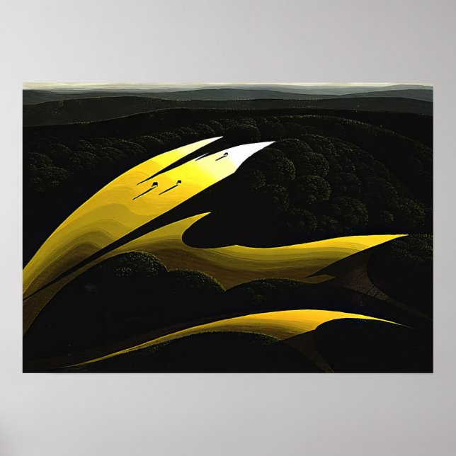 Eyvind Earle -  Summer Afternoon - 2000; United St Poster (Front)