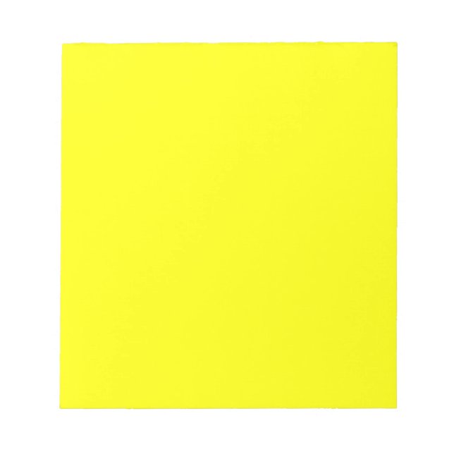 EZ-C Bright Yellow Notepads (Front)