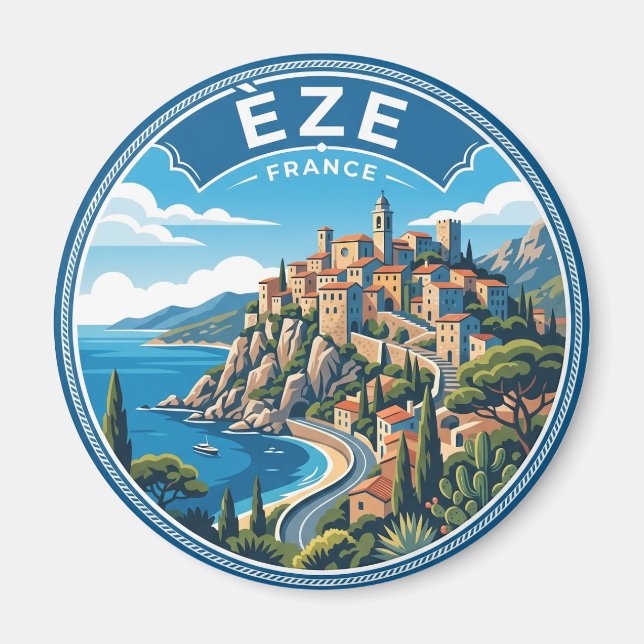 Èze, France France Magnet (Front)