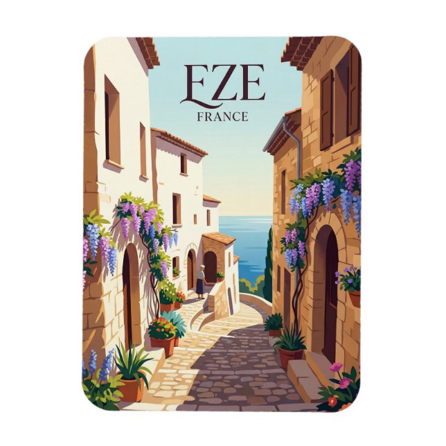 Eze, France France Magnet (Vertical)