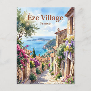 Èze France Postcard